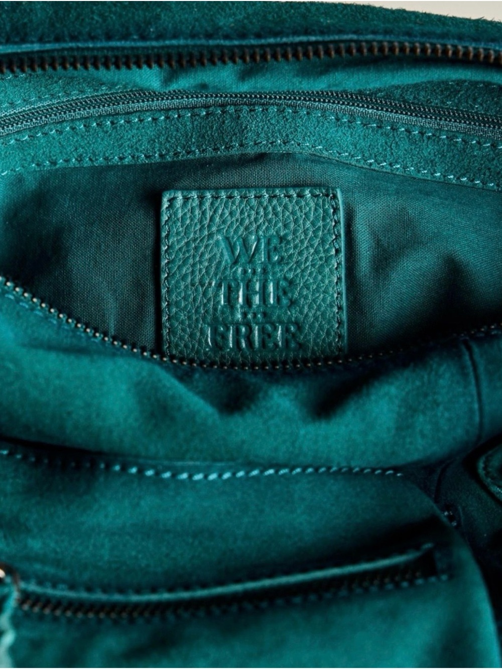 We The Free Suede Baby Emerson Bag~Forest Dew RARE 🌸 - Picture 4 of 5
